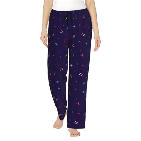 Balery Mathematical Symbols Print Womens Pajama Pants Lazy One Pajama