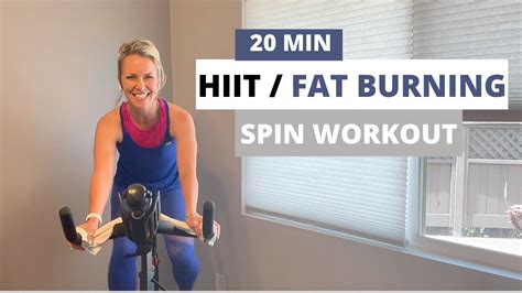 20 Minute HIIT Style FAT BURNING Spin Class Workout YouTube