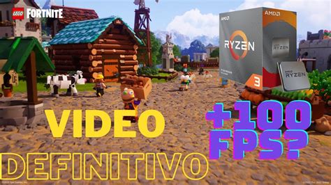 LEGO FORTNITE EN RYZEN 3200G PRUEBA DE RENDIMIENTO YouTube