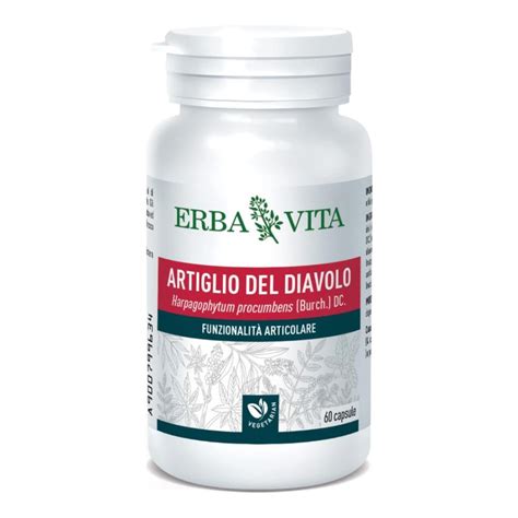 Erba Vita Artiglio Del Diavolo Integratore Alimentare Capsule