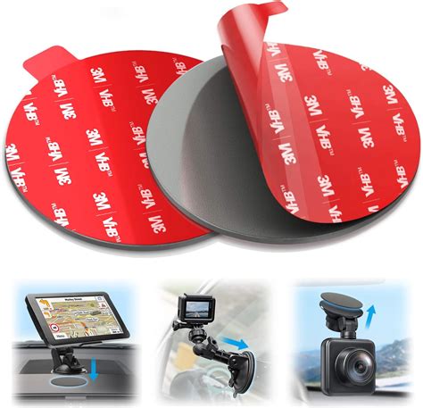 Sticky Adhesive For Dash Cam Suction Cup Mount Volport Mm M Circle