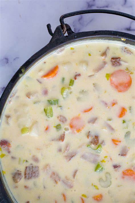 Creamy Potato Bacon Soup Just Like Moms Crave The Good