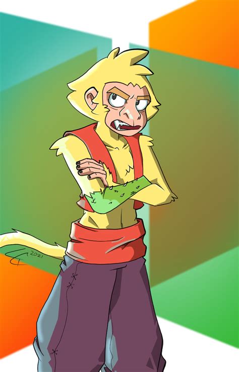 I Make The Art Stuff On Tumblr Sips The Monkey A Character From A Dnd