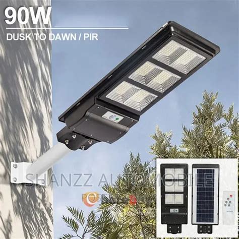 Watts Solar Streetlight With Radar Induction Motion Sensor In Nairobi