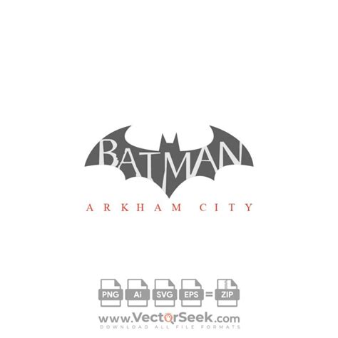 Batman Arkham City Logo Vector - (.Ai .PNG .SVG .EPS Free Download)