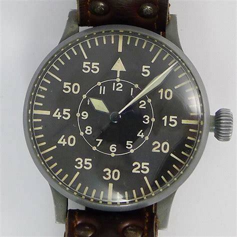 LACO Lacher Co Beobachtungsuhr FLIEGERUHR WWII Um 1940 Sehr Gut