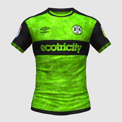 Forest Green 3th Kit Umbro Neon FIFA Kit Creator Showcase