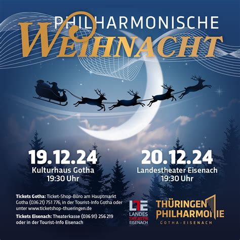 Programm Thüringen Philharmonie Gotha Eisenach