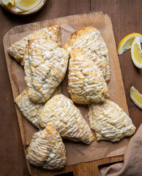 Lemon Poppy Seed Scones I Am Baker