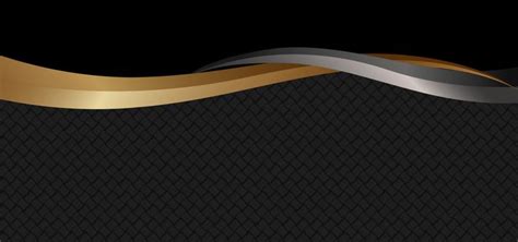 an abstract black and gold background with wavy lines