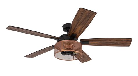 商店 特別価格Honeywell Ceiling Fans Carnegie 52 Inch Industrial LED Fan with