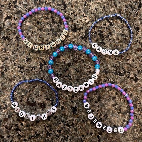 Taylor Swift Midnights Eras Tour Friendship Bracelets Inspo Karma