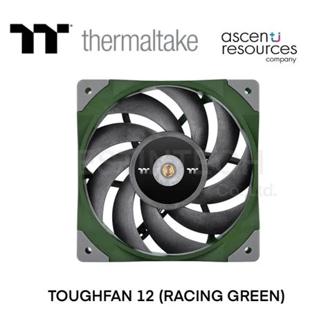 Case Fan พัดลมเคสคอมพิวเตอร์ Thermaltake Toughfan 12 Racing Green