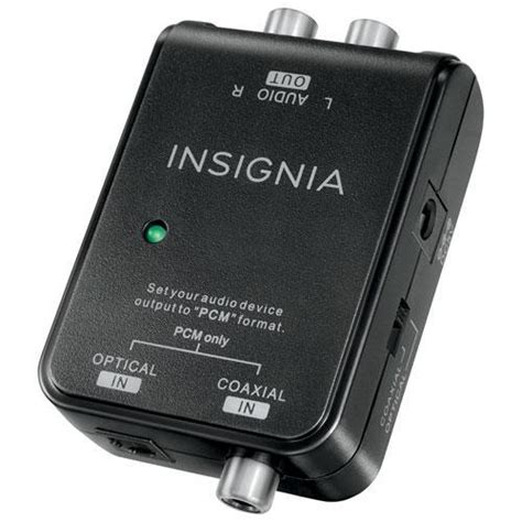 Insignia Ns Hz313 C 091m 3 Ft Digital To Analog Audio Converter Ca — Kjdistribution