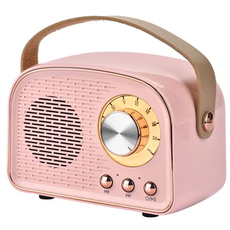 MINI BEZPRZEWODOWE RADIO FM PRZENOŚNY GŁOŚNIK BLUETOOTH RETRO VINTAGE