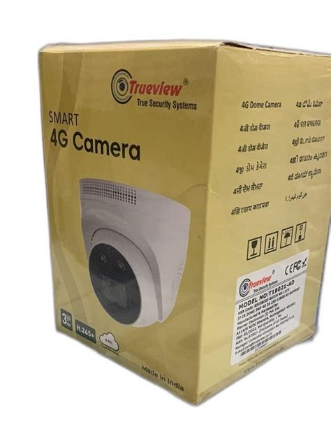 3 MP Trueview Smart 4G Dome Camera Camera Range 20m At Rs 2800 Piece