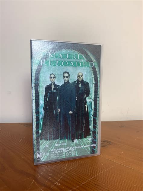 Matrix Reloaded Vhs Tape Keanu Reeves Classic Hifi Au