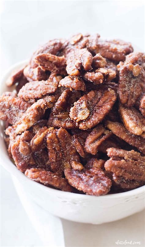 Maple Candied Pecans A Latte Food