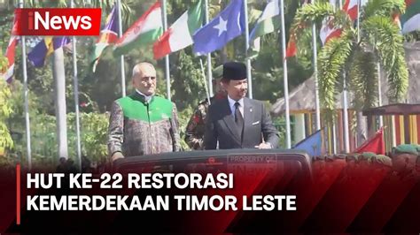 Hut Ke Kemerdekaan Timor Leste Ramos Horta Hubungan Bilateral