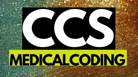 Ccs Certified Coding Specialist Medical Billing And Coding Medical