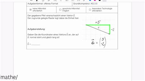 Mathelernen Mit Martin Bifie Beispiel Normalvektor Aufstellen