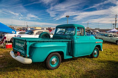 Restored 1959 Chevrolet Apache Pickup Truck Editorial Photography