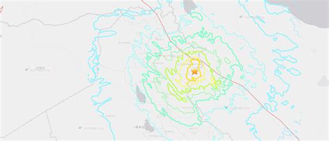 Sulaymaniyah Earthquake Map - Map of sulaymaniyah - Map of Sulaymaniyah Iraq - Middle East Maps ...