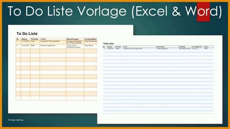 Erstaunlich To Do Liste Vorlage Word Und Excel 658856 Muster