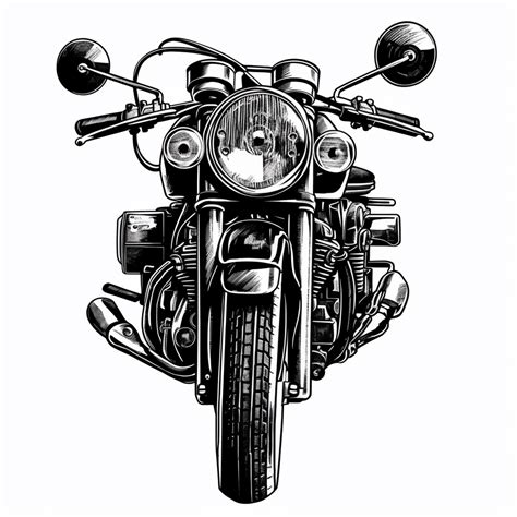 Motorcycles Car Clip Art Black And White Very Simple Clip Art Front