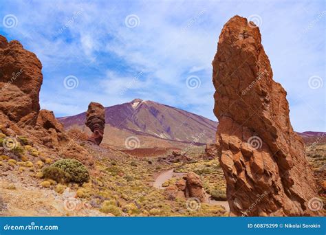 Volcano Teide In Tenerife Island - Canary Spain Stock Photography ...