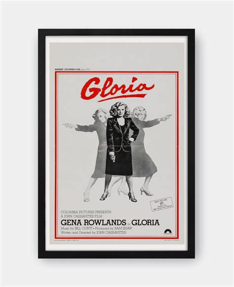 Gloria (1980) Movie Poster - The Curious Desk