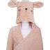 Plaid Capuche Chat 100x130 Rose Atmosphera La Redoute