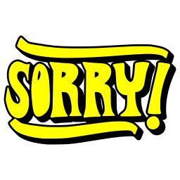 Sorry Stickers - Free miscellaneous Stickers