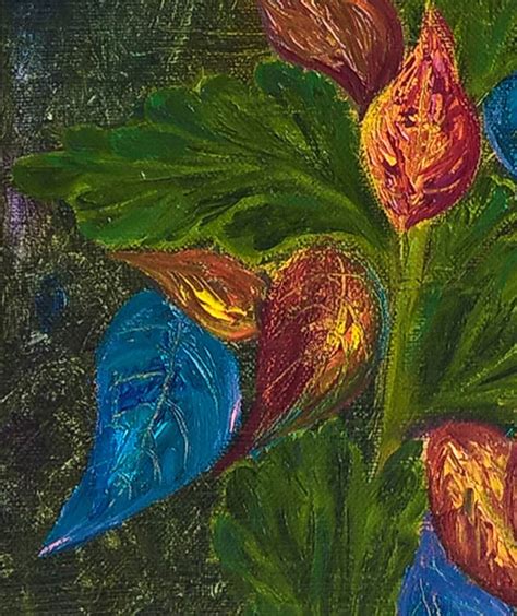 Chrysanthemum flower oil painting Picture of chrysanthemum | Etsy