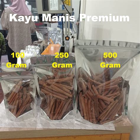 Jual Kayu Manis Batang Tebal Premium Cinnamon Stick Gram Shopee