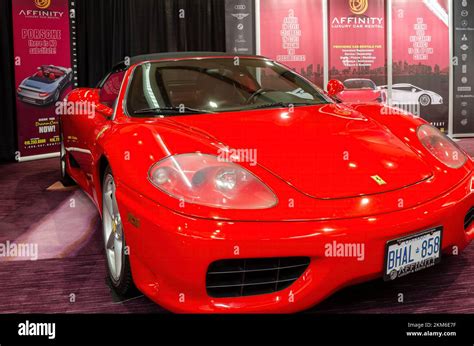 Red Ferrari car Stock Photo - Alamy