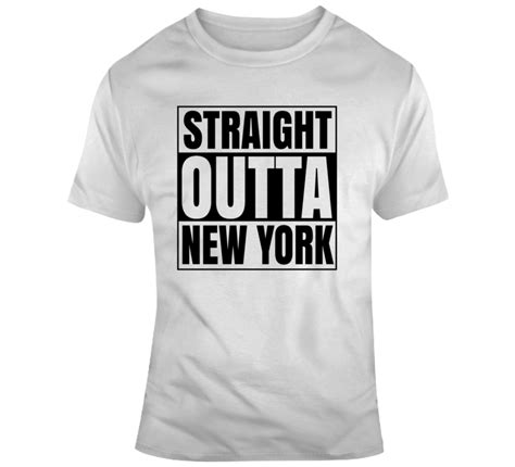 Straight Outta New York V1 Streetwear T Shirt