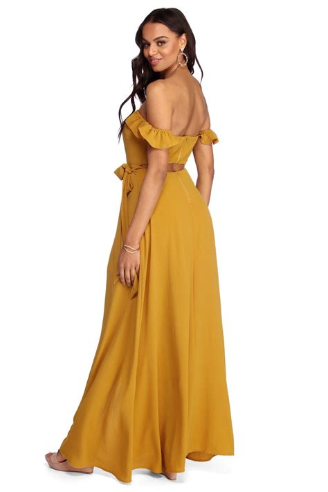 Mustard Yellow Whats Up Buttercup Maxi Dress Dresses Yellow Maxi