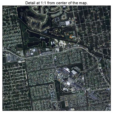 Aerial Photography Map of Lehigh Acres, FL Florida