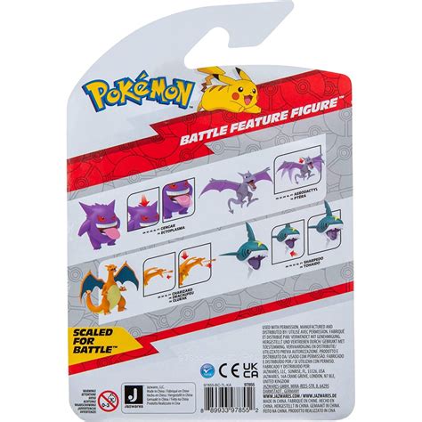 Jazwares Pokemon Battle Feature Figure Aerodactyl Official Movable