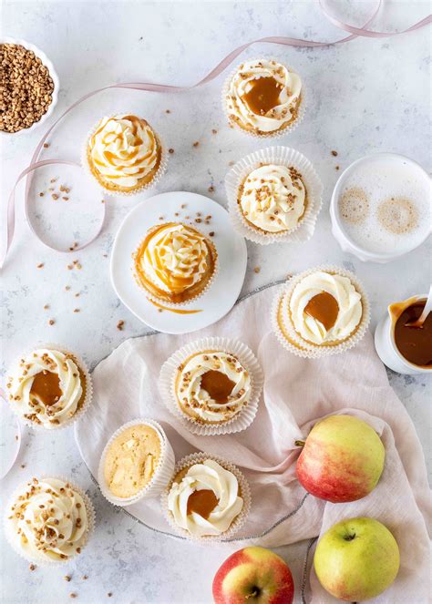 Apfel Karamell Cupcakes Emma s Lieblingsstücke