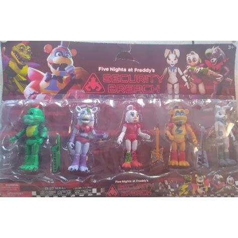 Kit 5 Bonecos Animatronics Five Nights At Freddys 1 Shopee Brasil