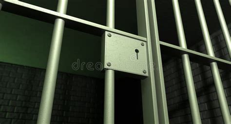 Jail Cell with Open Door and Bunch of Keys Stock Photo - Image of bars ...