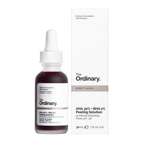 The Ordinary Aha 30 Bha 2 Peeling Solution Peeling Kwasowy Aha