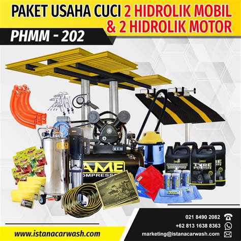 Jual Paket Cuci Mobil Hidrolik Dan Cuci Motor Hidrolik Terlengkap