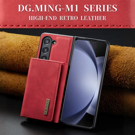 Dg Ming M Series Retro Magnetic Detachable Wallet Phone Case For