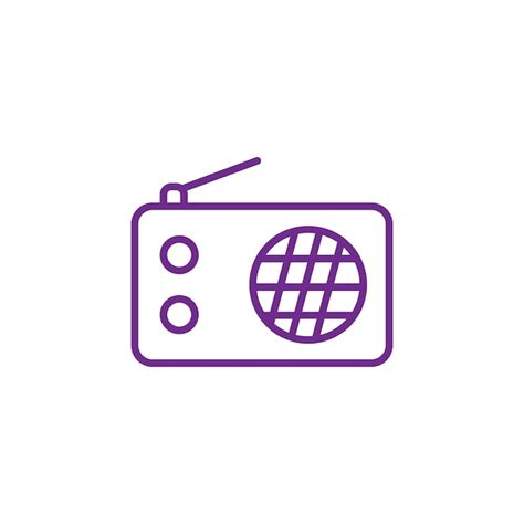 Premium Vector Radio Icon Vector Design Templates On White Background