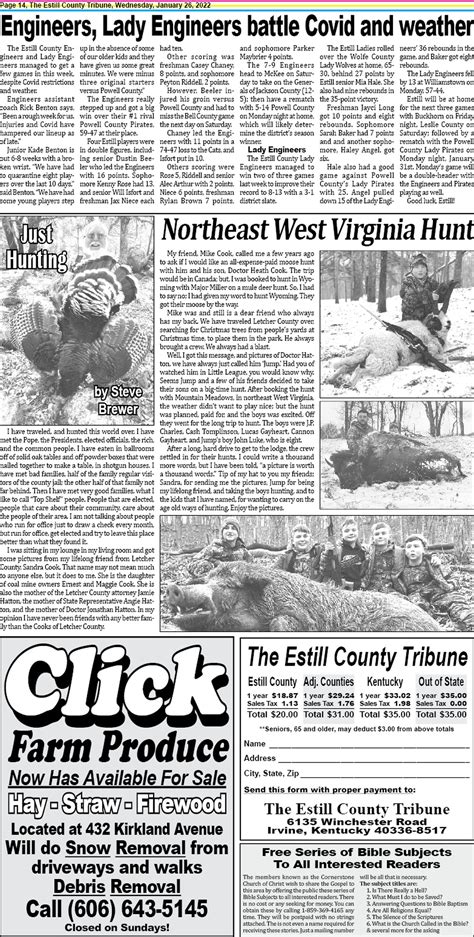 The Estill County Tribune