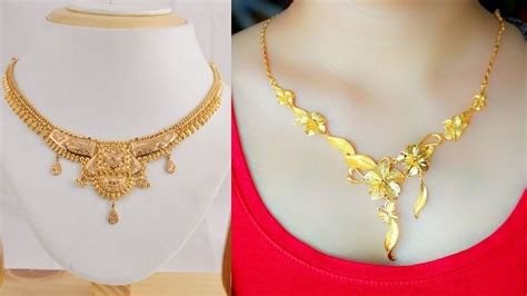 Latest Gold Necklace Designs In 10 Grams