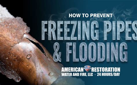 Preventing Freezing Pipes and Home Flooding | American Restoration